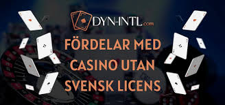 Låg insättning casino utan svensk licens